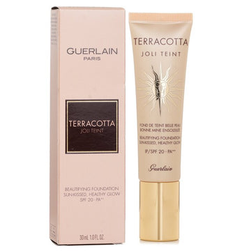 Guerlain Terracotta Joli Teint Beautifying Foundation SPF 20, Ebony 30ml/1oz