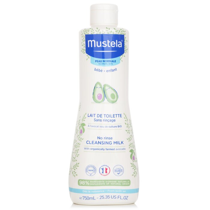 Mustela Cleansing Milk for baby body care 750ml