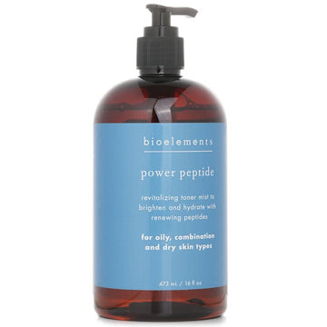 Bioelements Power Peptide - Age-Fighting Facial Toner (Salon Size, For All Skin Types, Except Sensitive) 473ml/16oz