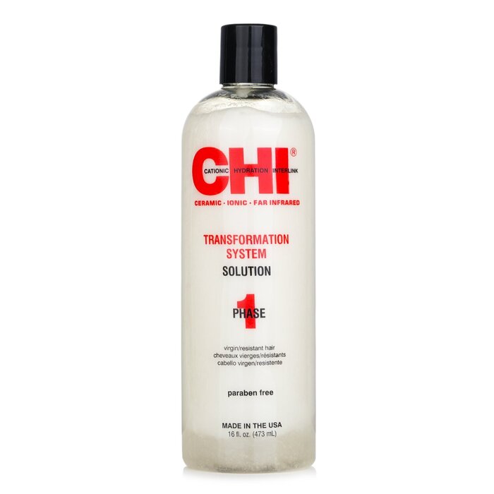 CHI Transformation System Phase 1 - Solution Formula A (For Resistant/Virgin Hair) 473ml/16oz - perfect for hair treatment at home
