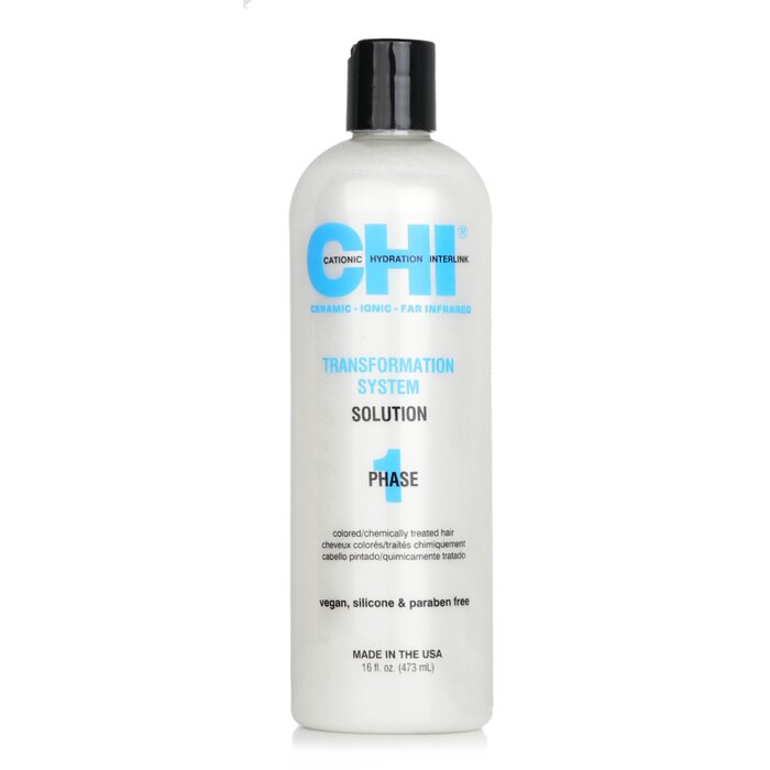 CHI Transformation System Phase 1 - Solution Formula B (For Colored/Chemically Treated Hair) 473ml/16oz - perfect for hair treatment at home