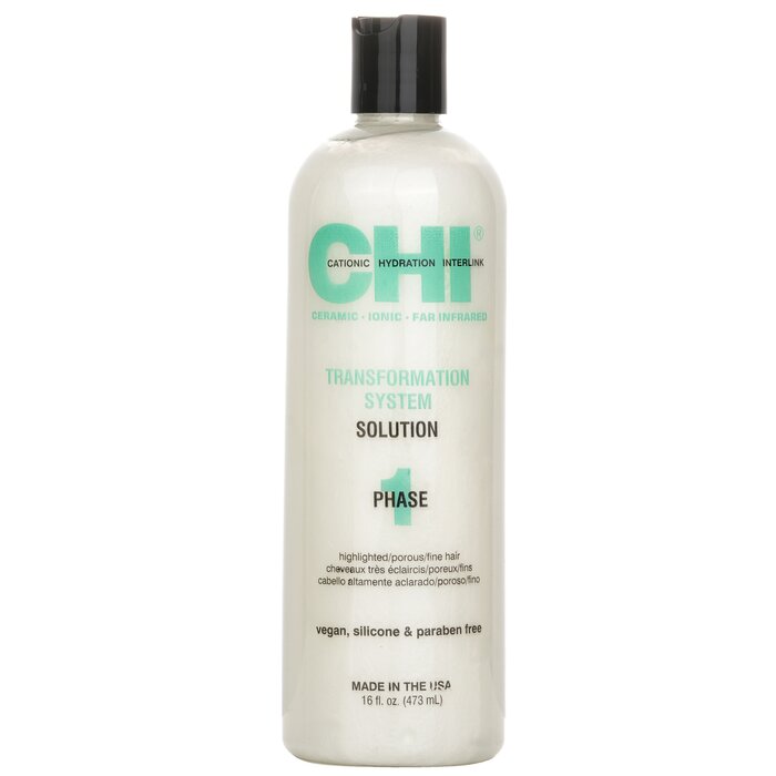 CHI Transformation System Phase 1 - Solution Formula C (For Highlighted/Porous/Fine Hair) 473ml/16oz - perfect for hair treatment at home