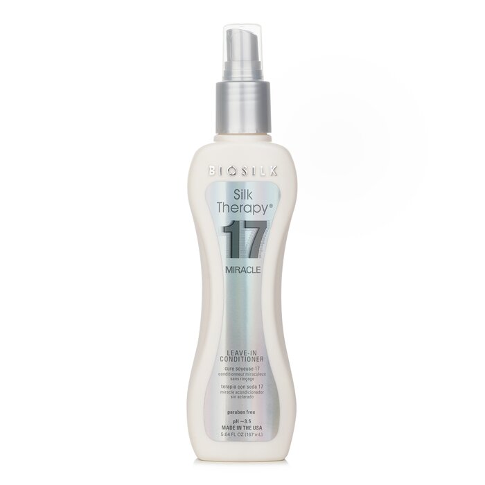 BioSilk Silk Therapy 17 Miracle (Leave-In Conditioner) 167ml/5.64oz - perfect for hair treatment at home