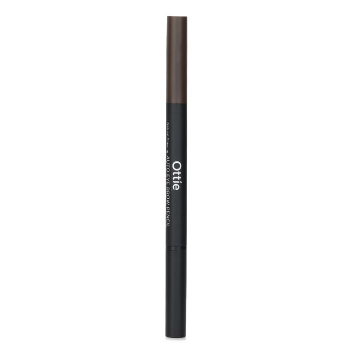 Ottie Natural Drawing Auto Eye Brow Pencil, 02 Dark Brown 0.2g/0.01oz eyebrow enhancer for defining eyebrows