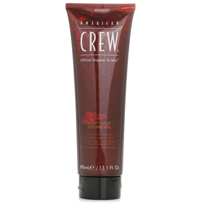 American Crew Men Light Hold Styling Gel (Non-Flaking Gel) 390ml/13.1oz - For styling your hair
