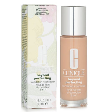 Clinique Beyond Perfecting Foundation & Concealer, 06 Ivory (VF-N) 30ml/1oz