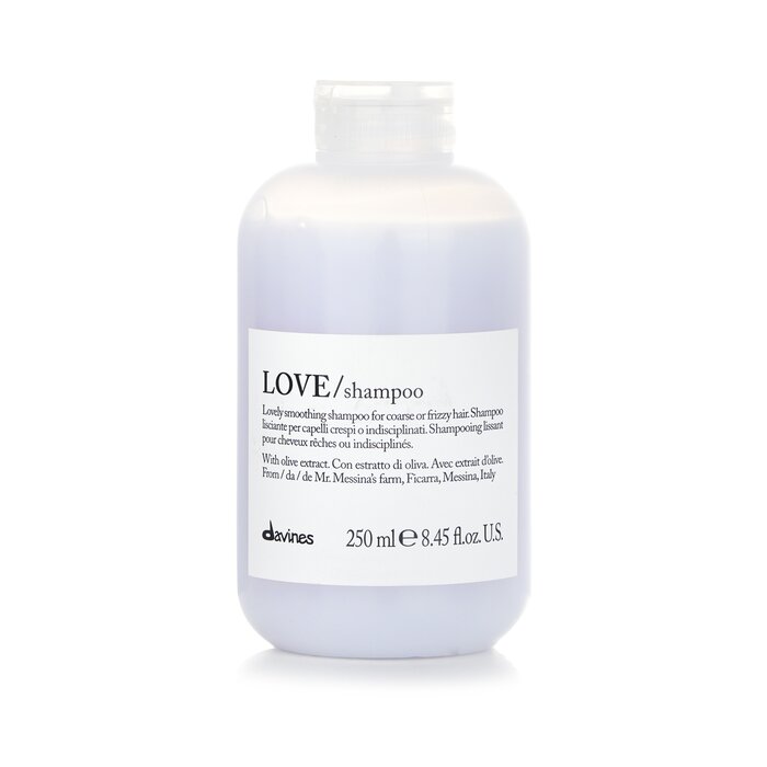 Davines shampoo for hair care.