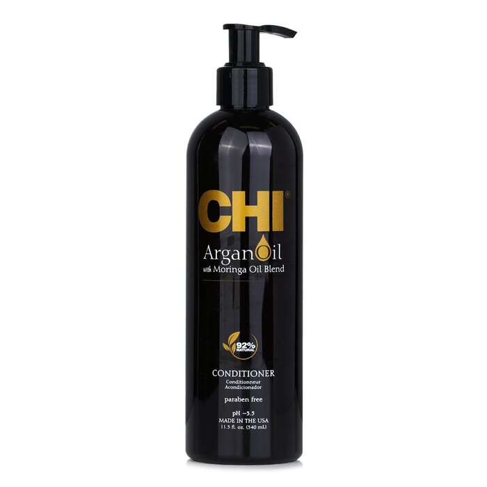 CHI Argan Oil Plus Moringa Oil Conditioner - Paraben Free 340ml/11.5oz hair conditioner for salon & home use