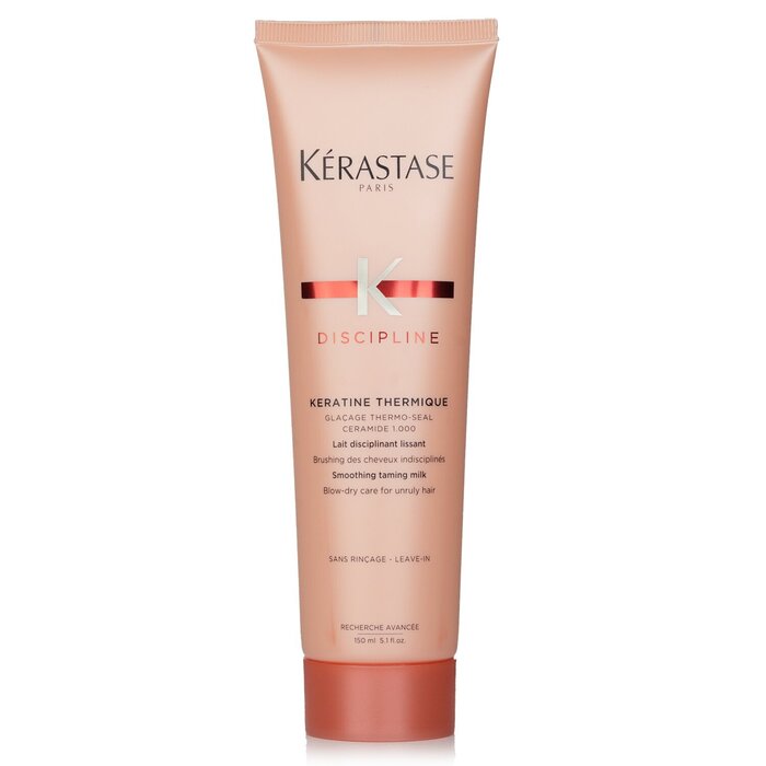 Kerastase Discipline Keratine Thermique Smoothing Taming Milk 150ml/5.1oz - perfect for hair treatment at home