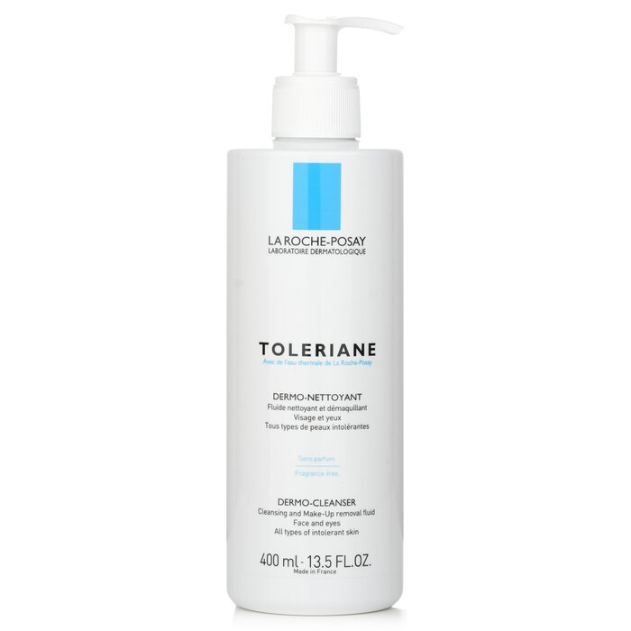La Roche-Posay Toleriane Dermo-Cleanser for sensitive face and eye makeup removal