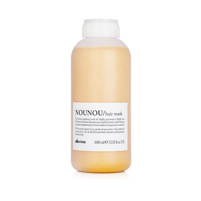 Davines Nounou Nourishing Repairing Mask (For Highly Processed or Brittle Hair) 1000ml/33.8oz hair mask for deep conditioning and repair