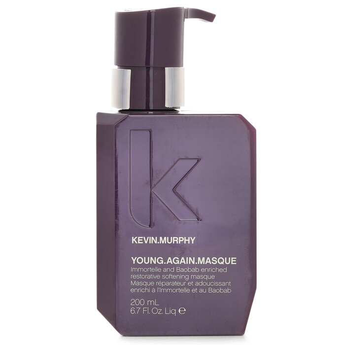 Kevin.Murphy Young.Again.Masque (Immortelle and Baobab Infused Restorative Softening Masque - To Dry Damaged or Brittle Hair) 200ml/6.7oz hair mask for deep conditioning and repair