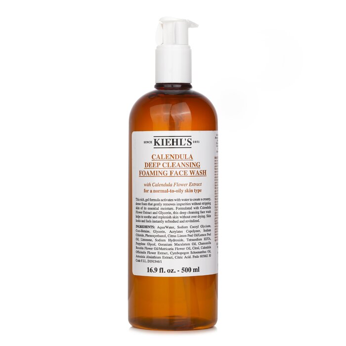 Kiehl’s Calendula Deep Cleansing Foaming Face Wash for oily skin