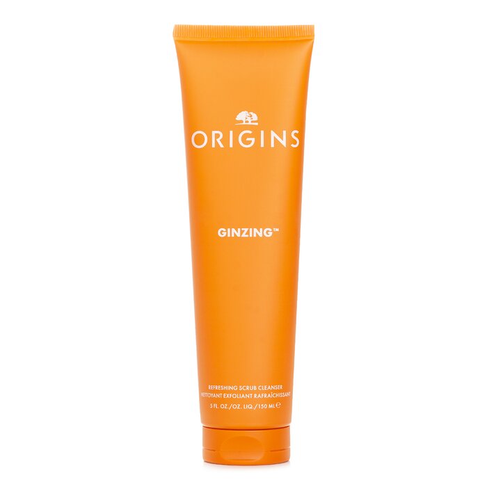 Origins GinZing Scrub Cleanser with caffeine for dull, tired skin