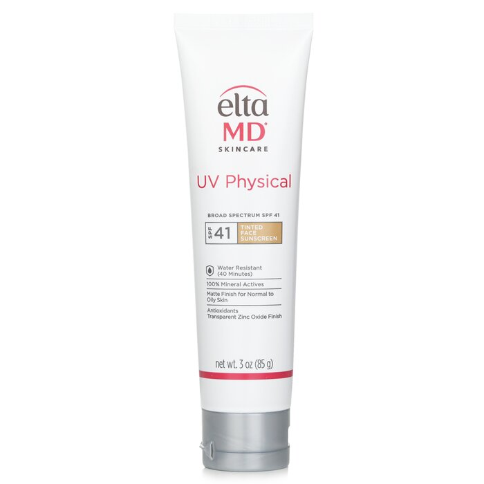 EltaMD UV Physical Water-Resistant Facial Sunscreen SPF 41 Tinted – for normal to oily skin