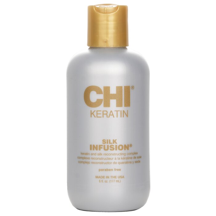 CHI Keratin Silk Infusion (Keratin and Silk Reconstructing Complex) 177ml/6oz - perfect for hair treatment at home