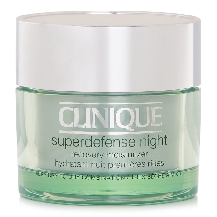 Clinique Superdefense Night Recovery Moisturizer - For Very Dry To Dry Combination 50ml/1.7oz for skincare needs