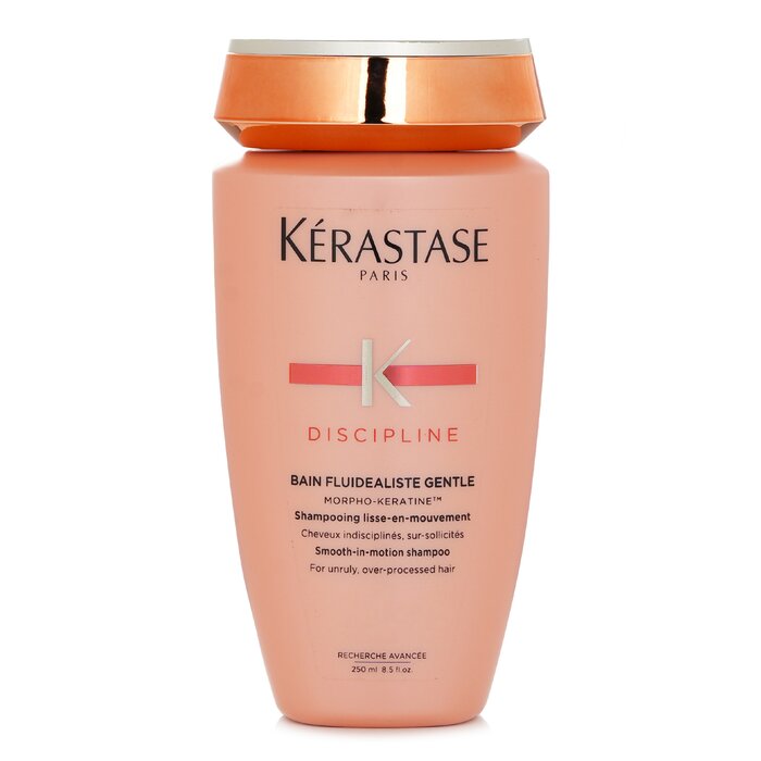 Kerastase shampoo for hair care.