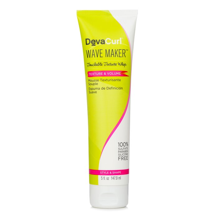 DevaCurl Wave Maker (Touchable Texture Whip - Texture & Volume) 147.9ml/5oz - For styling your hair