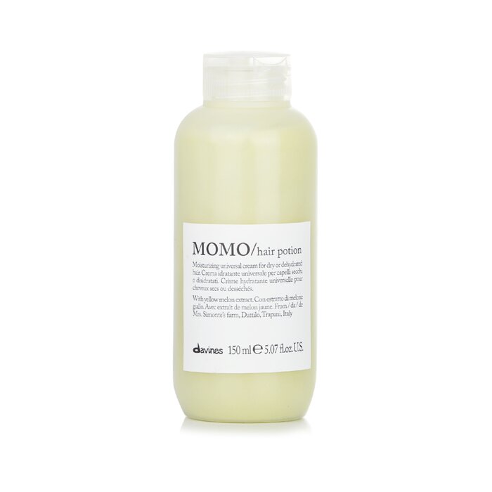 Davines Momo Hair Potion Moisturizing Universal Cream (For Dry or Dehydrated Hair) 150ml/5.07oz - perfect for hair treatment at home