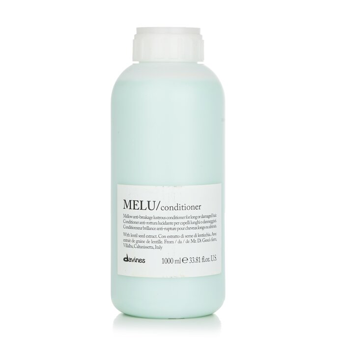 Davines Melu Conditioner Mellow Anti-Breakage Lustrous Conditioner (For Long or Damaged Hair) 1000ml/33.8oz hair conditioner for salon & home use