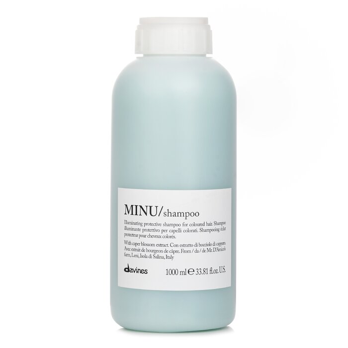 Davines Minu Shampoo Illuminating Protective Shampoo (For Coloured Hair) 1000ml/33.8oz Shampoo for daily use in hair care.