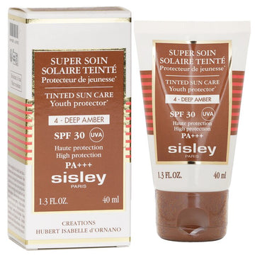 Sisley Super Soin Solaire Tinted Youth Protector SPF 30 UVA PA+++, 4 Deep Amber 40ml/1.3oz
