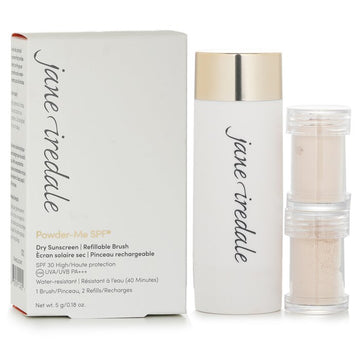 Jane Iredale Powder Me Refillable Brush (1x Brush, 2x Refills), Translucent 2x2.5g/0.09oz