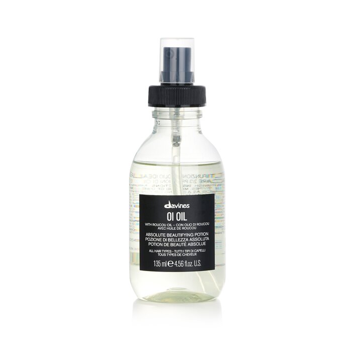 Davines OI Oil Absolute Beautifying Potion (For All Hair Types) 135ml/4.56oz - perfect for hair treatment at home