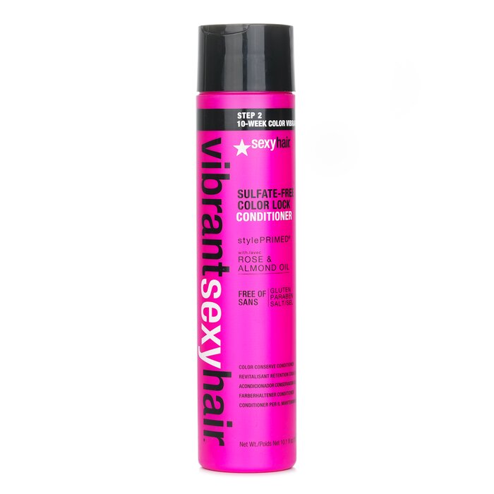 Sexy Hair Concepts Vibrant Sexy Hair Color Lock Color Conserve Conditioner 300ml/10.1oz hair conditioner for salon & home use