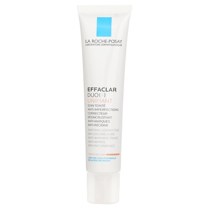 La Roche Posay Effaclar Duo (+) Unifiant Unifying Corrective Unclogging Care Anti-Imperfections Anti-Marks - Medium 40ml/1.35oz for skincare needs