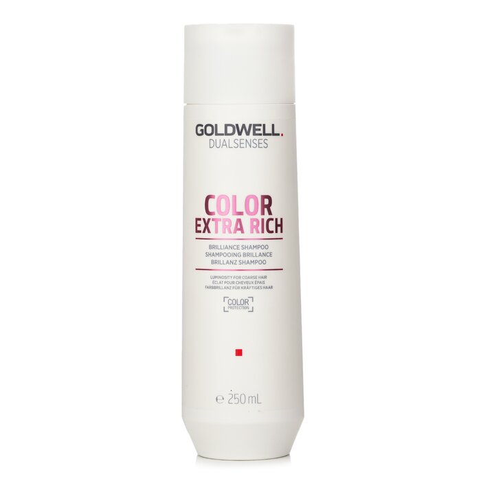 Goldwell Dual Senses Color Extra Rich Brilliance Shampoo (Luminosity For Coarse Hair) 250ml/8.4oz Shampoo for daily use in hair care.