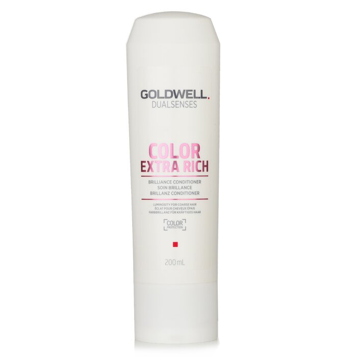 Goldwell Dual Senses Color Extra Rich Brilliance Conditioner (Luminosity For Coarse Hair) 200ml/6.8oz hair conditioner for salon & home use