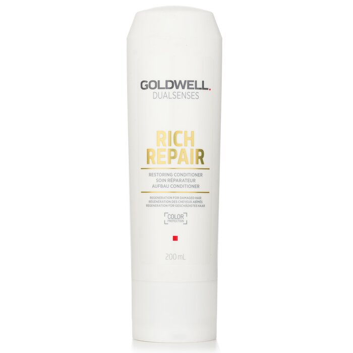 Goldwell Dual Senses Rich Repair Restoring Conditioner (Regeneration For Damaged Hair) 200ml/6.7oz hair conditioner for salon & home use