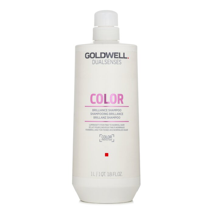 Goldwell Dual Senses Color Brilliance Shampoo (Luminosity For Fine to Normal Hair) 1000ml/33.8oz Shampoo for daily use in hair care.