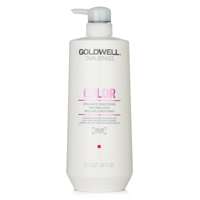 Goldwell Dual Senses Color Brilliance Conditioner (Luminosity For Fine to Normal Hair) 1000ml/33.8oz hair conditioner for salon & home use