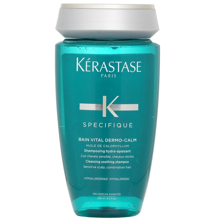 Kerastase Specifique Bain Vital Dermo-Calm Cleansing Soothing Shampoo (Sensitive Scalps, Combination Hair) 250ml/8.5oz | Strawberrynet INEN Shampoo - For Healthy Hair