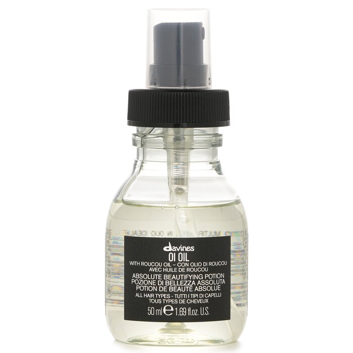 Davines OI Oil Absolute Beautifying Potion (For All Hair Types) 50ml/1.69oz - perfect for hair treatment at home