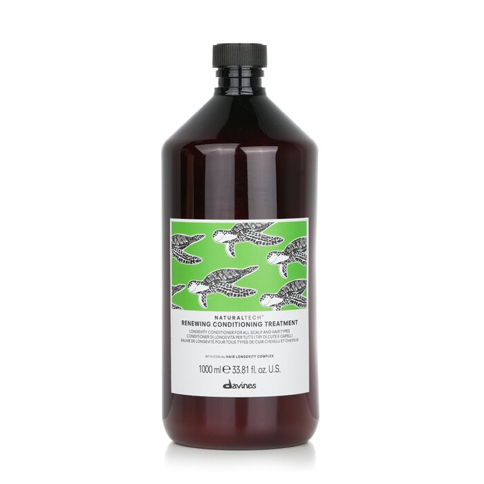Davines Natural Tech Renewing Conditioning Treatment (For All Scalp and Hair Types) 1000ml/33.81oz - perfect for hair treatment at home