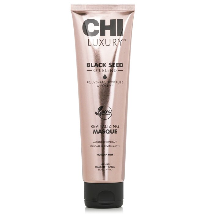 CHI Luxury Black Seed Oil Revitalizing Masque 148ml/5oz hair mask for deep conditioning and repair