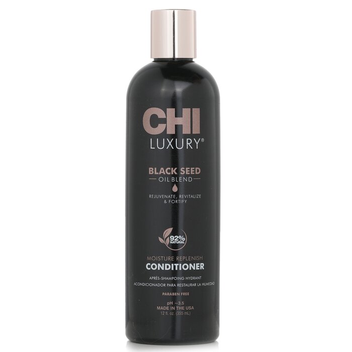 CHI Luxury Black Seed Oil Moisture Replenish Conditioner 355ml/12oz hair conditioner for salon & home use