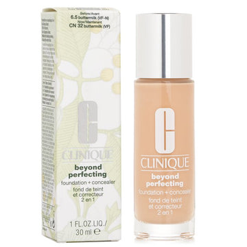 Clinique Beyond Perfecting Foundation & Concealer, 6.5 Buttermilk (VF-N) 30ml/1oz
