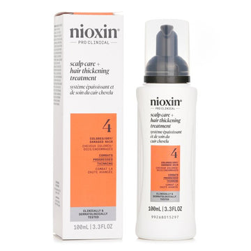 Nioxin Diameter System 4 Scalp & Hair Treatment (Colored Hair, Progressed Thinning, Color Safe) (Random Packaging) 100ml/3.38oz