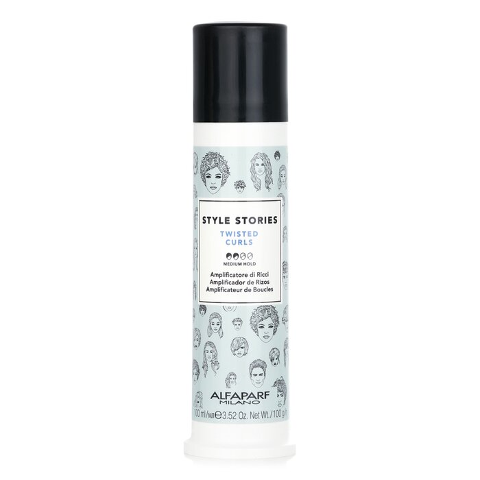 AlfaParf Style Stories Twisted Curls (Medium Hold) 100ml/3.52oz - For styling your hair
