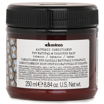 Davines Alchemic Conditioner, Tobacco (For Natural & Coloured Hair) 250ml/8.84oz