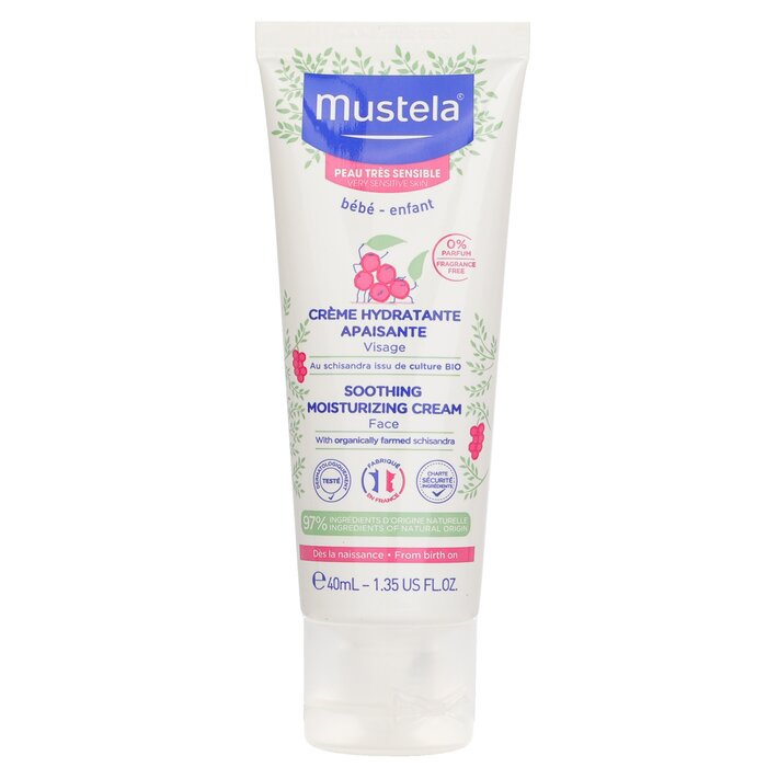 Mustela Soothing Moisturizing Cream For Face - For Very Sensitive Skin 40ml/1.35oz for skincare needs