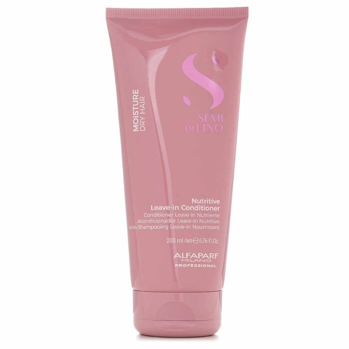 AlfaParf Semi Di Lino Moisture Nutritive Leave-in Conditioner (Dry Hair) 200ml/6.76oz hair conditioner for salon & home use