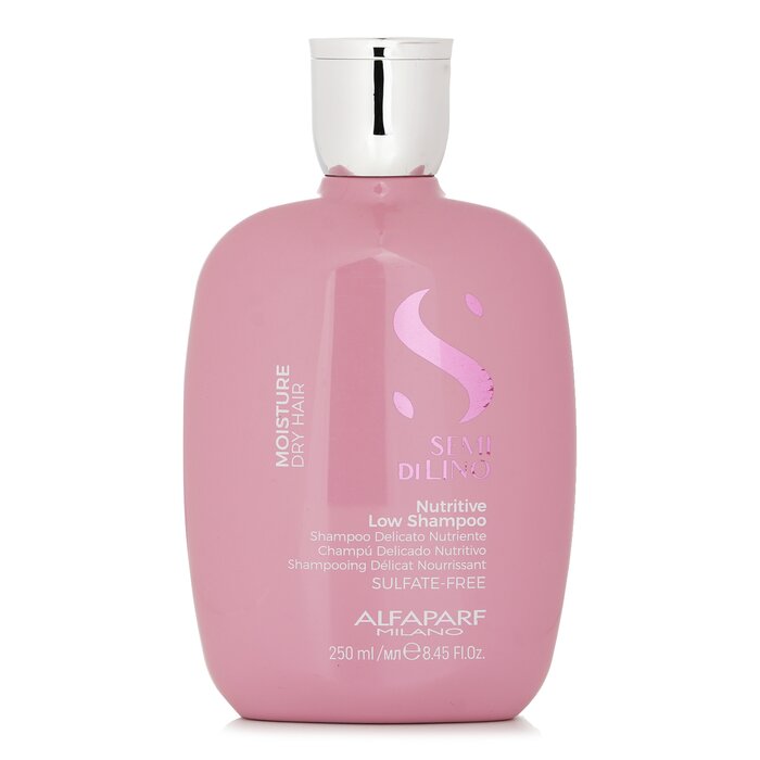 Dry hair shampoo - AlfaParf Semi Di Lino Moisture Nutritive Low Shampoo (Dry Hair) 250ml/8.45oz for moisturizing and nourishment.