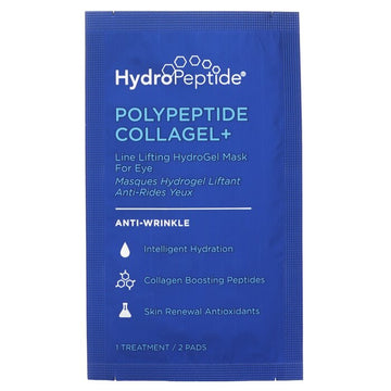 HydroPeptide Polypeptide Collagel+ Line Lifting Hydrogel Mask For Eye 8 Treatments