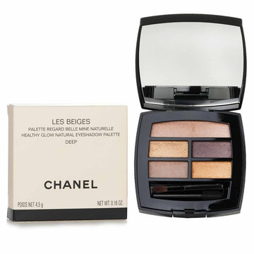 Chanel Les Beiges Healthy Glow Natural Eyeshadow Palette, Deep 4.5g/0.16oz
